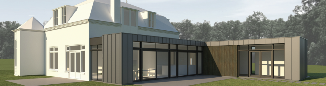 Aluminium kozijnen en hefschuifpuien voor monumentale woning in Rockanje